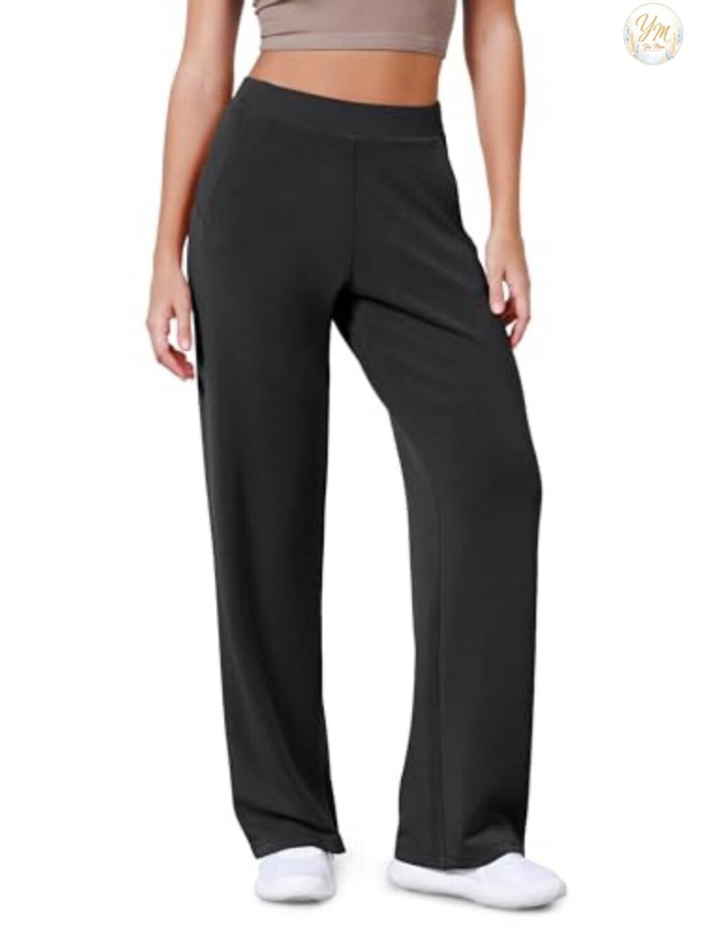 Women's Modal Wide Leg Lounge Pants with Pockets, High Waist Casual